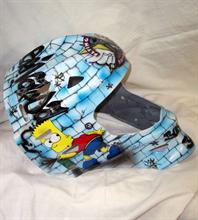 Aerografia casco hockey