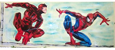 Daredevil e spiderman Daredevil e spiderman
